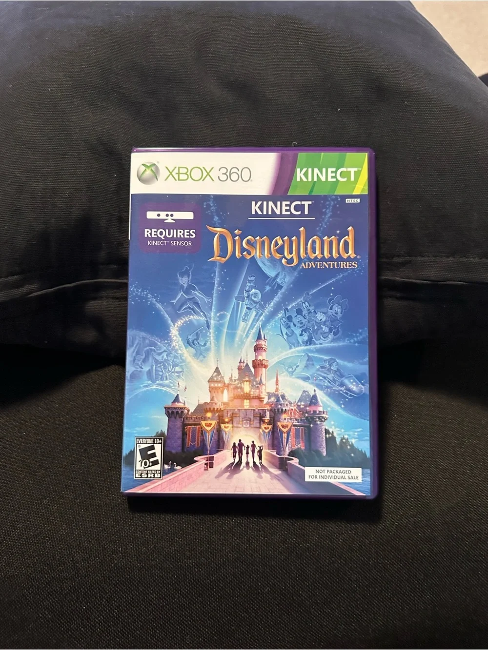 Microsoft Xbox 360 Kinect Disneyland Adventures - Purple & Blue Cover